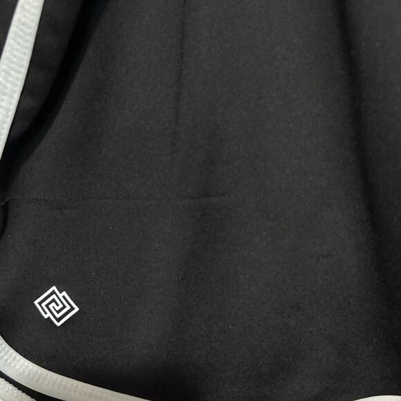 Zelos Women's Black with White Trim Elastic Waist Athletic Shorts Size 3X‎ - Picture 5 of 6